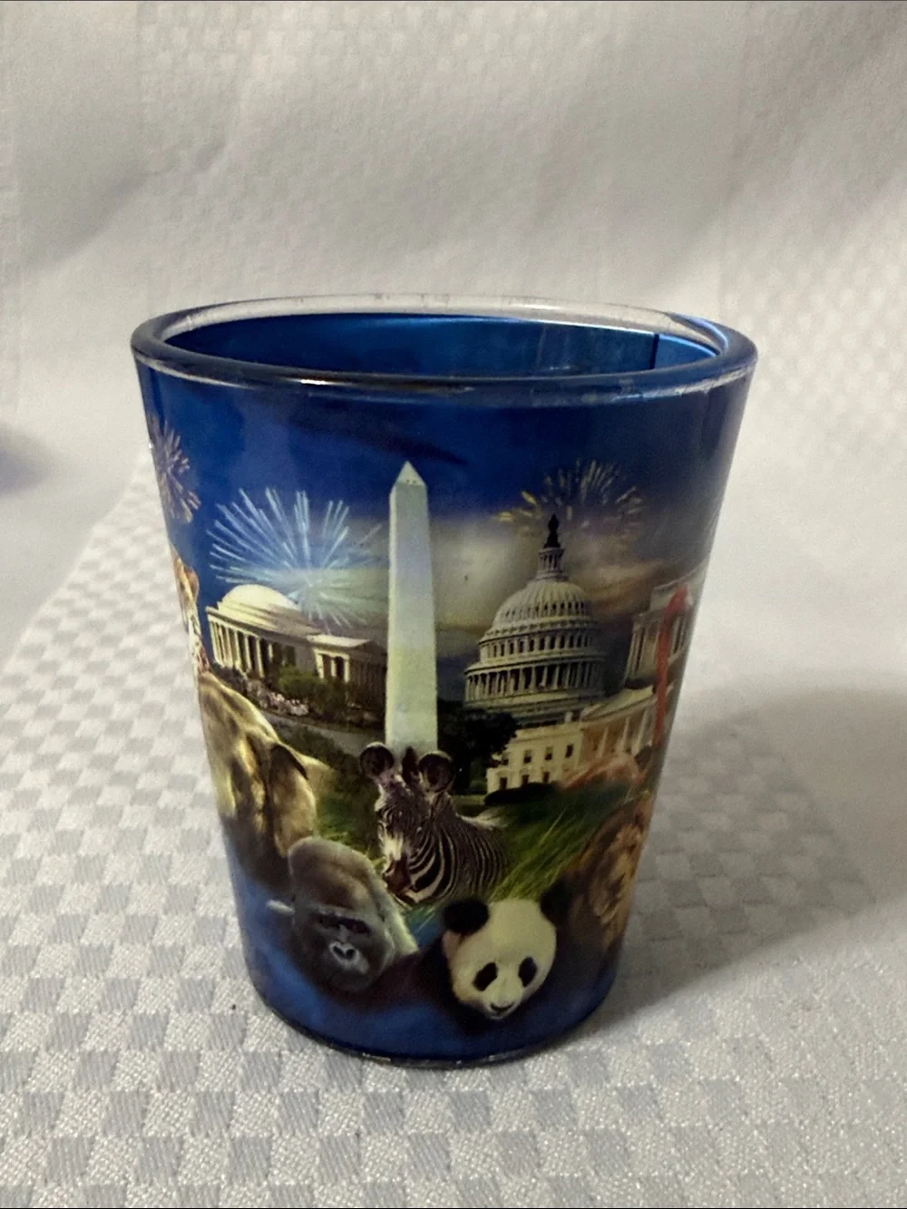 Lot of 6 - Assorted Blue and White Shot Glass Set